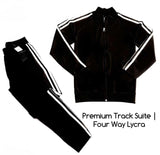 Men's Side Stripe 4 Way Polyester Track Suit