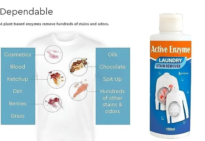 Active Enzyme Laundry Stain Remover (Pack of 2)