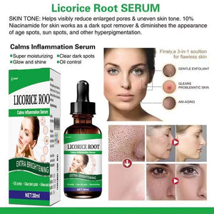 Licorice Root Calms Inflammation Serum 60ml Pack of 2