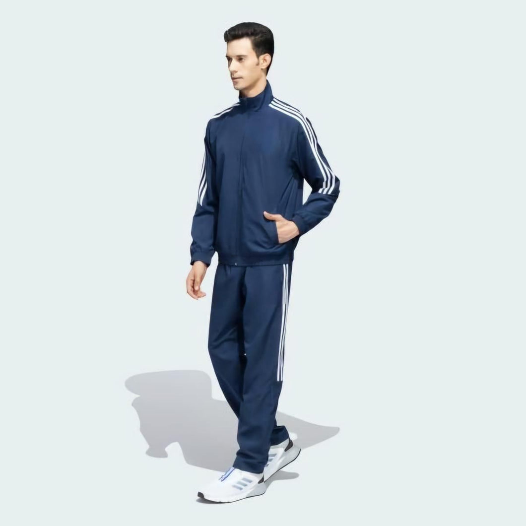 Men's Side Stripe 4 Way Polyester Track Suit