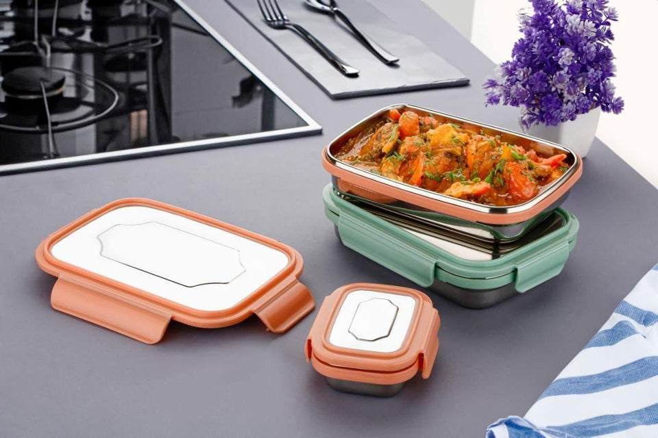 Stainless Steel Insulated Airtight Leak-Proof Lunch Box