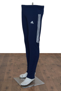 Adidas Half Striped Solid Men Dark Blue Track Pant