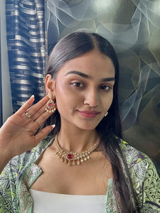 CZ Changeble Necklace Set