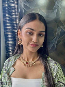 CZ Changeble Necklace Set