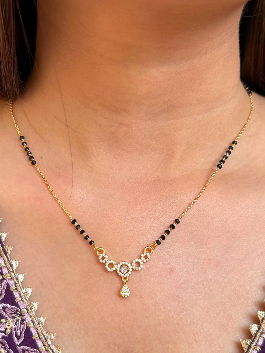 Rihanna Gold Mangalsutra