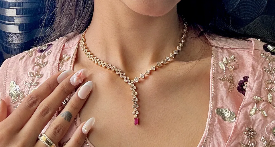 Crystal Crown CZ Set